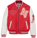 Avirex Red Wildcat Leather Varsity Jacket
