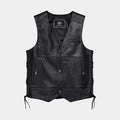 Men's Harley-Davidson Classic Black Leather Vest