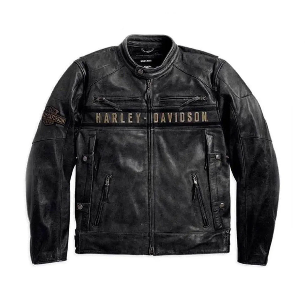 Men's Harley-Davidson Passing Link Triple Vent Leather Jacket