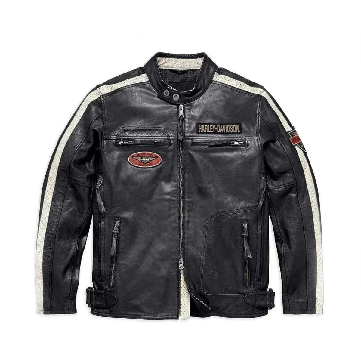 Men's Harley-Davidson Command Mid-Weight Leather Jacket