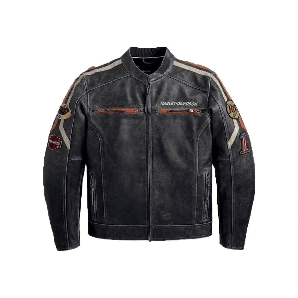 Harley-Davidson Black Boxford Leather Jacket