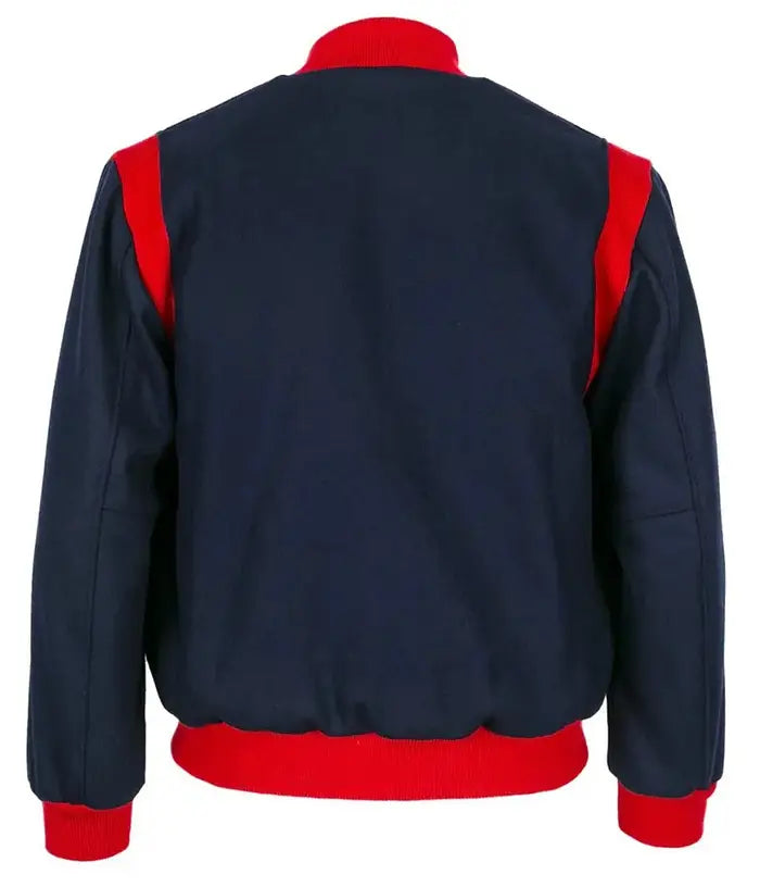 Minnesota Twins 1965 Blue Wool Varsity Jacket – Back View