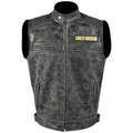 Men's Harley-Davidson Black Leather Motorcycle Vest