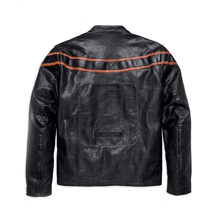 Men's Harley-Davidson Double Ton Slim Fit Leather Jacket