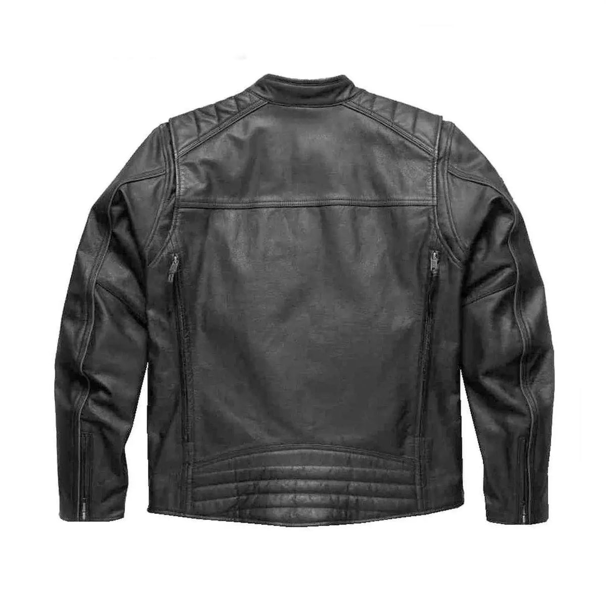 Men's Harley-Davidson Synthesis Pocket System Leather Jacket – Back View