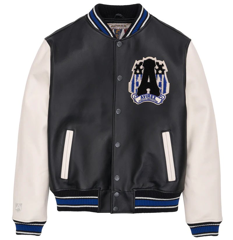 Avirex American Wool and Leather Varsity Jacket