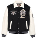 Avirex Omega Wool and Leather Bomber Jacket