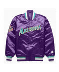 Arizona Diamondbacks Purple Satin Jacket