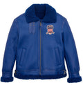 Avirex Mazarine Blue B3 Shearling Leather Jacket