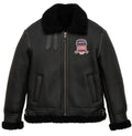Avirex Black B3 Shearling Leather Jacket