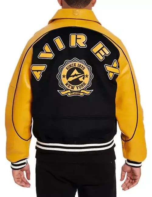 Avirex Golden Age Varsity Jacket – Back View
