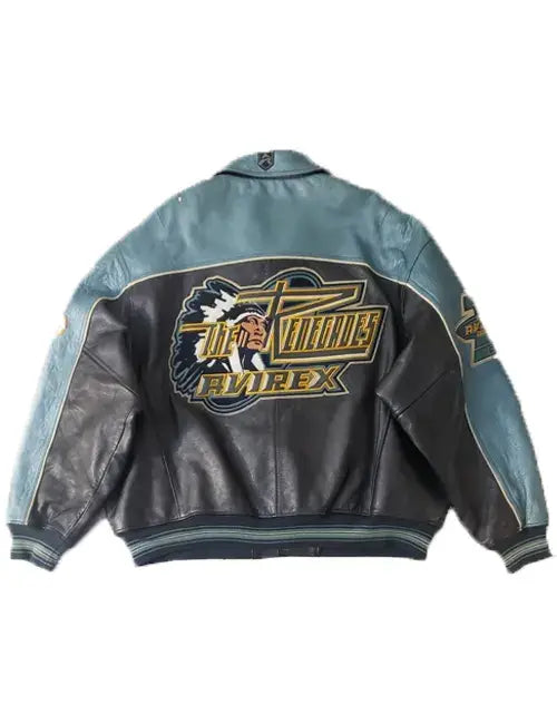 Avirex Vintage Timeless Leather Jacket – Back View