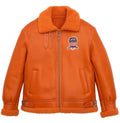 Avirex Orange B3 Shearling Jacket