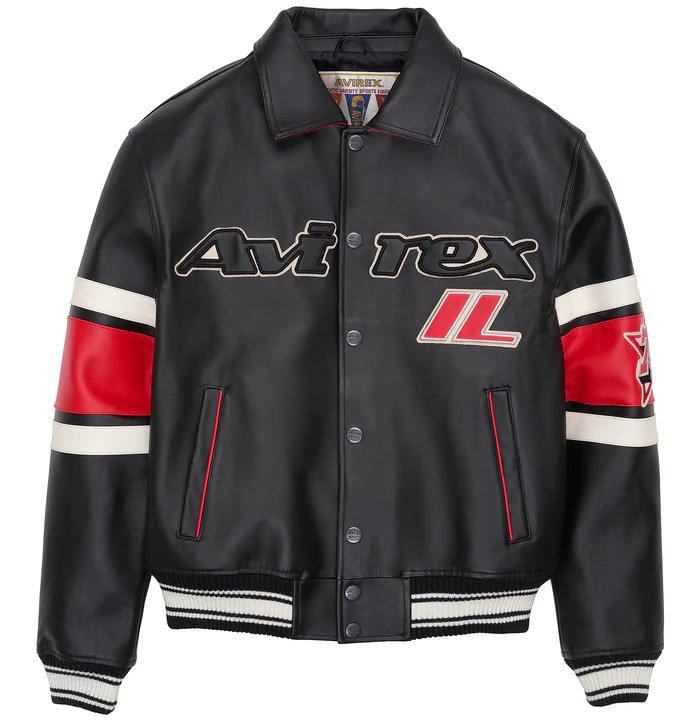 Avirex Chicago Leather Bomber Jacket