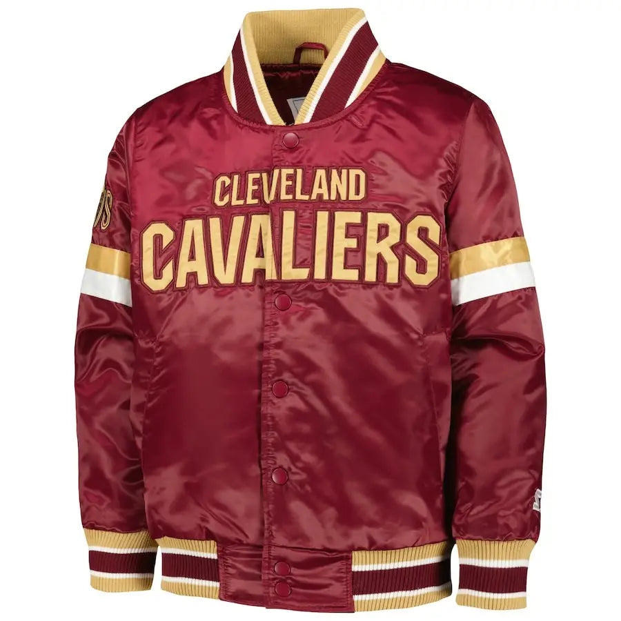 Cleveland Cavaliers Starter Home Game Satin Varsity Jacket