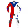 Czech Flag Custom One-Piece Motorcycle Suit