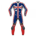 Custom Leather Motorcycle Riding Suit
