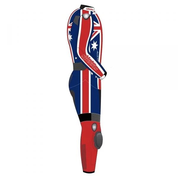 Custom Leather Motorcycle Riding Suit – Alternate View 2