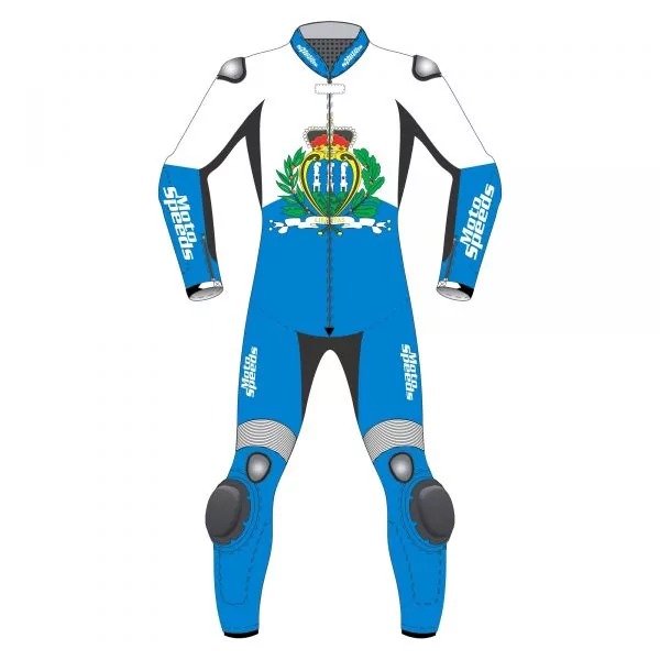 San Marino Flag Custom Motorcycle Suit