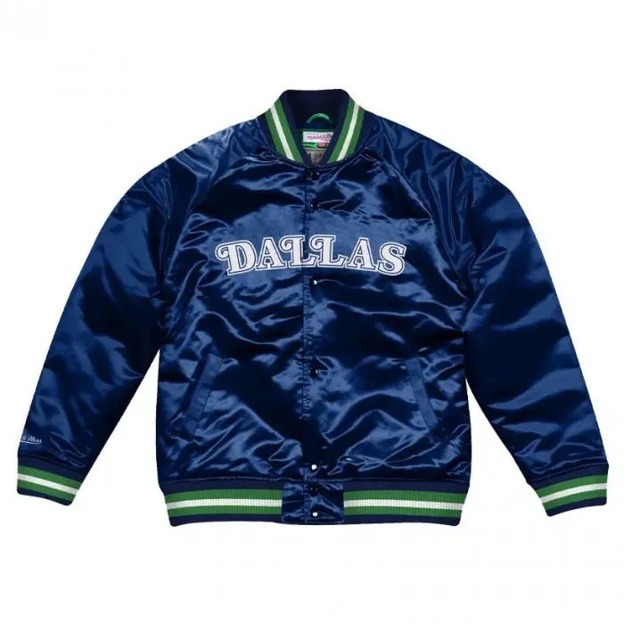 Dallas Mavericks Mitchell & Ness Lightweight Satin Jacket