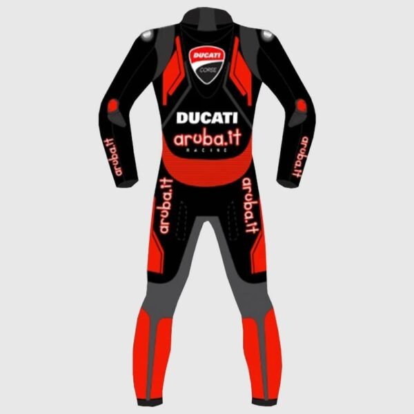 Ducati Corse Leather Motorcycle Racing Suit – Alternate View