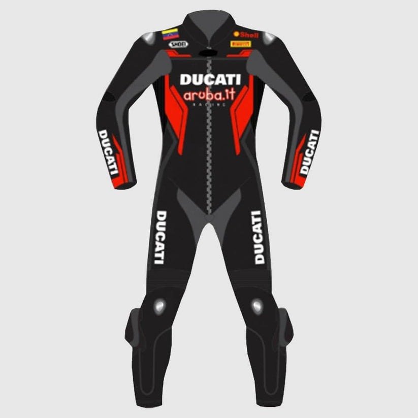 Ducati Corse Leather Motorcycle Racing Suit
