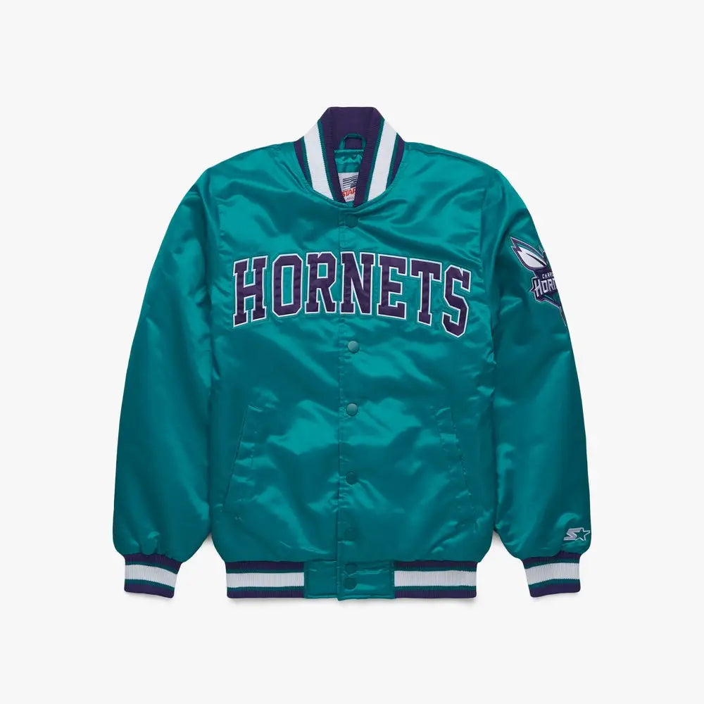 Charlotte Hornets HOMAGE x Starter Unisex Satin Jacket