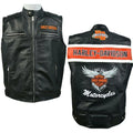 Men's Harley-Davidson Legendary Black Leather Biker Vest