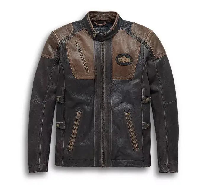 Harley-Davidson Passing Triple Vent Leather Jacket