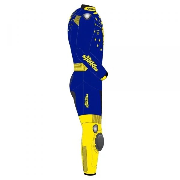 Indiana Flag Custom Leather Racing Suit – Alternate View 2