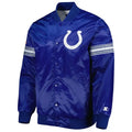 Men's Indianapolis Colts Royal Blue Starter Pick and Roll Jacket
