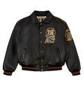 Avirex Limited Edition Black Twin Dragon Leather Jacket