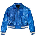 Women's Avirex Limited Edition Cropped Metallic Bomber Jacket