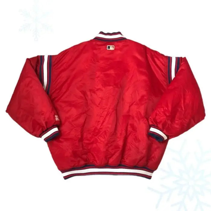 Cleveland Indians Vintage Starter Satin Jacket – Back View