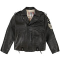 Men's Avirex USA Tour Black Leather Motorcycle Jacket