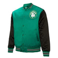 Men's Boston Celtics Green Mitchell & Ness Heavyweight Satin Jacket