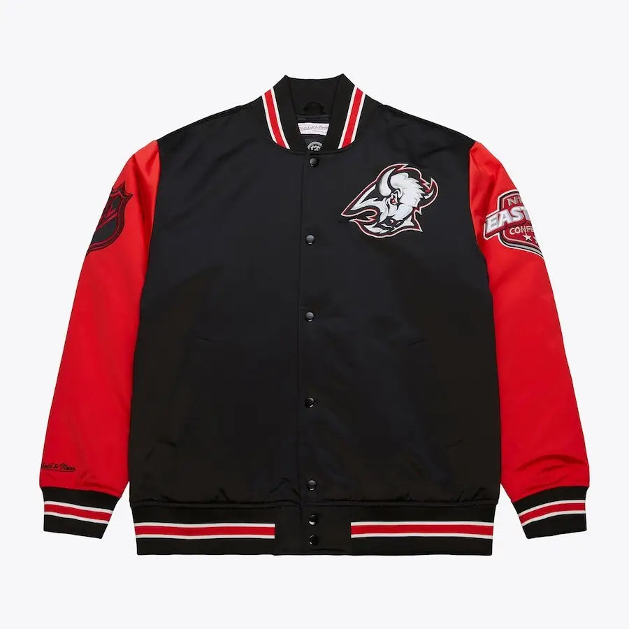 Men's Buffalo Sabres Black Heavyweight Satin Jacket