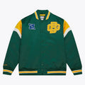Men's Green Bay Packers Green Heavyweight Satin Jacket