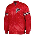 Men's Atlanta Falcons Red Starter Pick and Roll Snap-Up Jacket