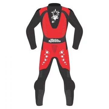 Moto All-Stars Leather Motorcycle Racing Suit – Alternate View
