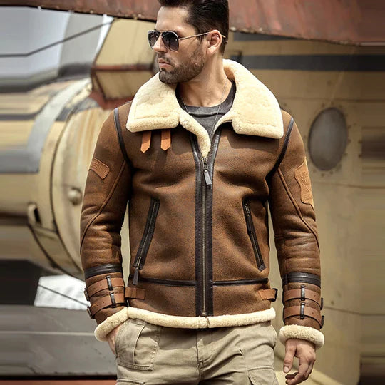 Men's B3 Air Force Sheepskin Shearling Jacket