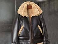 Men's Peter Brown Shearling Jacket with Triple Belted Cuffs – Alternate View