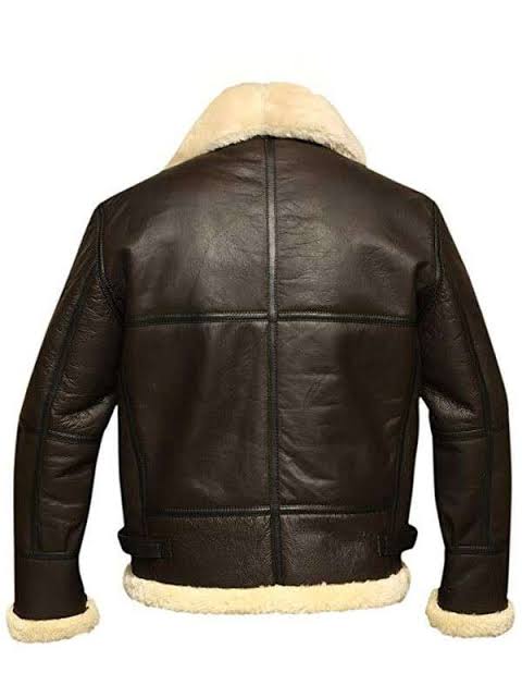 Men's Pilot Flight WWII B-3 Shearling Bomber Jacket – Alternate View 2