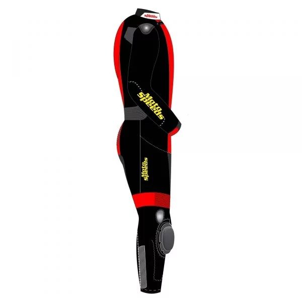 Germany Flag Two-Piece Leather Racing Suit – Alternate View 2
