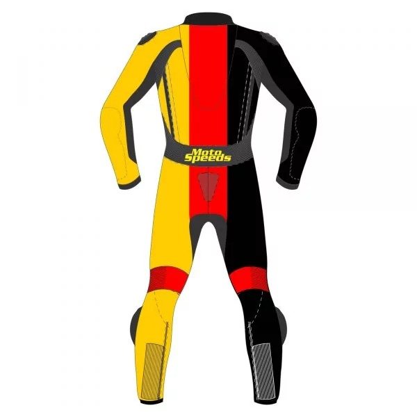 Germany Flag Two-Piece Leather Racing Suit – Alternate View