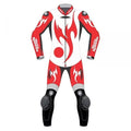 Red Eagle Leather Motorcycle Racing Suit