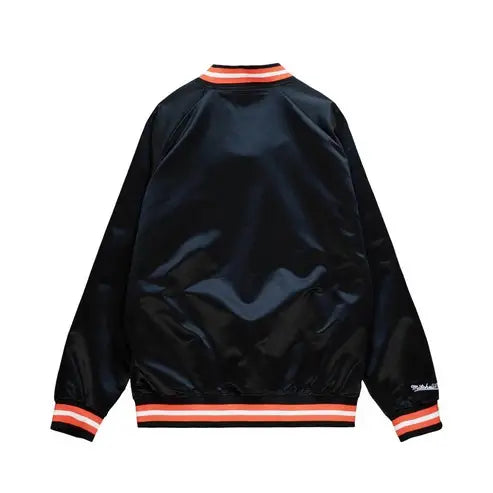 Men's San Francisco Giants Mitchell & Ness Lightweight Satin Jacket – Back View