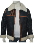 Men's Scott SF Cargo Shearling Fur Bomber Jacket