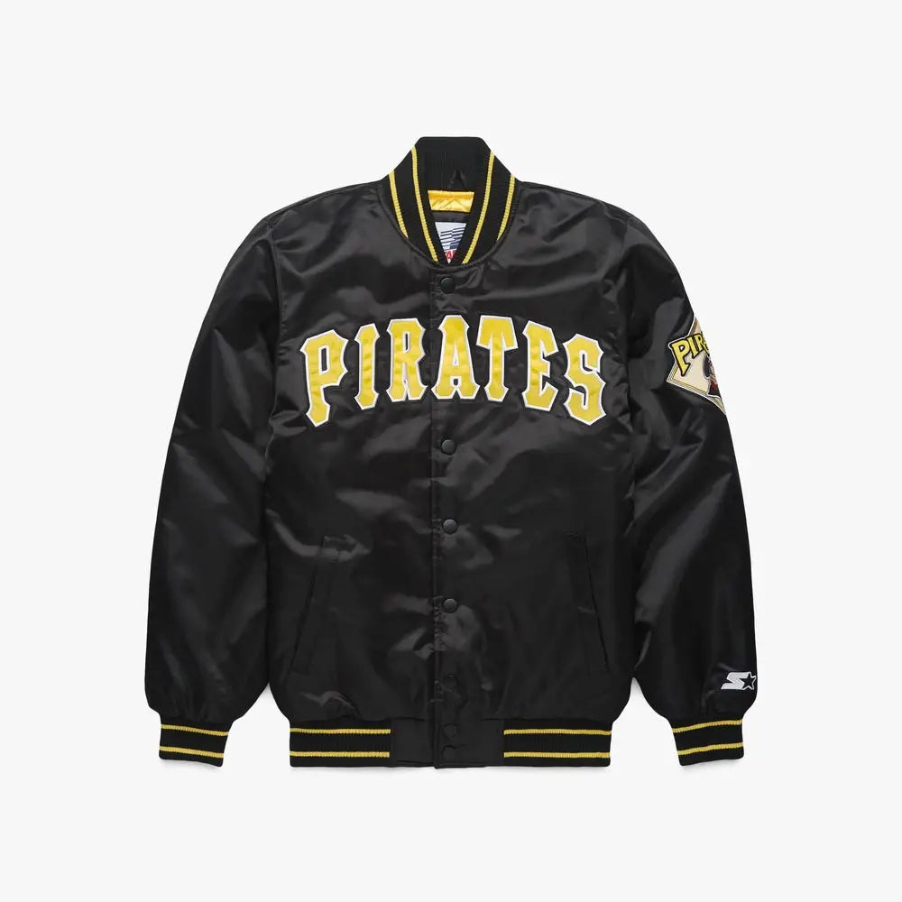 Pittsburgh Pirates Starter x HOMAGE Satin Bomber Jacket