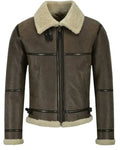 Men's Vincent Air Force SF Lambskin Leather Flying Bomber Jacket